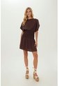 Vestido Corto Phoebe Cafe Mercedes Campuzano de Mercedes Campuzano