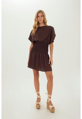 Vestido Corto Phoebe Cafe Mercedes Campuzano Mercedes Campuzano