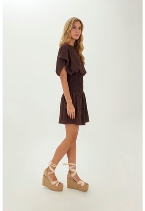 Vestido Corto Phoebe Cafe Mercedes Campuzano