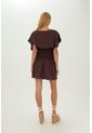 Vestido Corto Phoebe Cafe Mercedes Campuzano de Mercedes Campuzano
