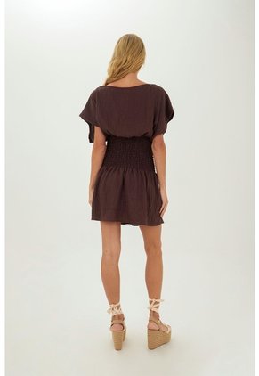Vestido Corto Phoebe Cafe Mercedes Campuzano