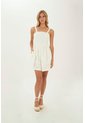 Vestido Corto Serene Marfil Mercedes Campuzano de Mercedes Campuzano