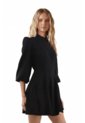 Vestido Corto Juliette Negro Mercedes Campuzano de Mercedes Campuzano