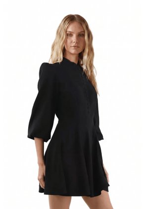 Vestido Corto Juliette Negro Mercedes Campuzano
