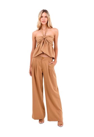 Pantalon Buena Mar Toupe Mercedes Campuzano Mercedes Campuzano