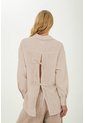 Camisa Carly Beige Mercedes Campuzano de Mercedes Campuzano