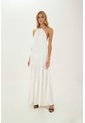 Vestido Largo Luzia Marfil Mercedes Campuzano de Mercedes Campuzano