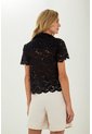 Camisa Steph Negro Mercedes Campuzano de Mercedes Campuzano