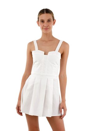 Vestido Corto Dannia Marfil Mercedes Campuzano