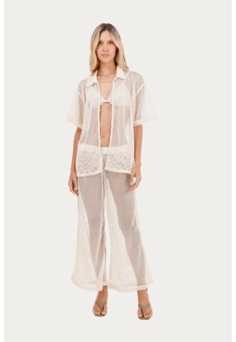 Pantalon Zaina Beige Mercedes Campuzano Mercedes Campuzano
