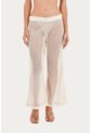 Pantalon Zaina Beige Mercedes Campuzano de Mercedes Campuzano