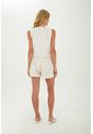 Short Fiora Beige Mercedes Campuzano de Mercedes Campuzano