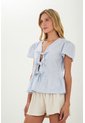 Camisa Sarah Azul Mercedes Campuzano de Mercedes Campuzano