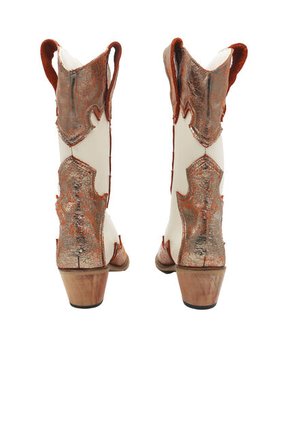 Bota Texana Belle Marfil Mercedes Campuzano