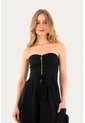 Vestido Largo Glens Negro Mercedes Campuzano de Mercedes Campuzano