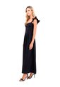 Vestido Largo Mellow Negro Mercedes Campuzano de Mercedes Campuzano