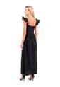 Vestido Largo Mellow Negro Mercedes Campuzano de Mercedes Campuzano