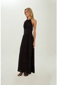 Vestido Largo Leah Negro Mercedes Campuzano de Mercedes Campuzano