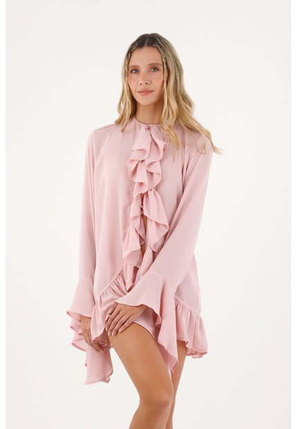 Camisa Aurea  Rosado Mercedes Campuzano