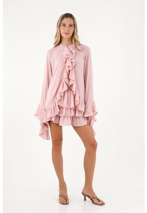 Camisa Aurea Rosado Mercedes Campuzano