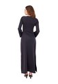 Vestido Largo Sienna Negro Mercedes Campuzano de Mercedes Campuzano