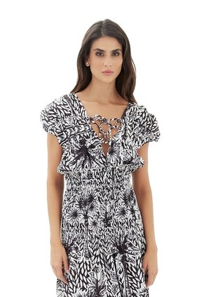 Vestido Largo Carlota Aires Negro Mercedes Campuzano
