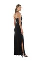 Vestido Largo Amara Negro Mercedes Campuzano de Mercedes Campuzano