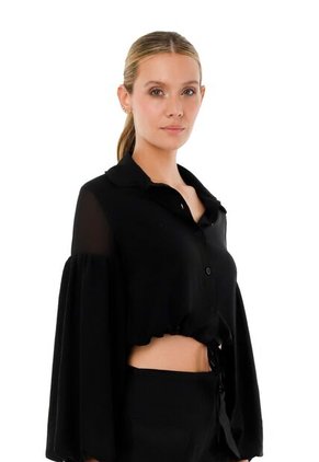 Camisa Enchanted Negro Mercedes Campuzano