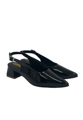 Tacón Soleil Negro Mercedes Campuzano