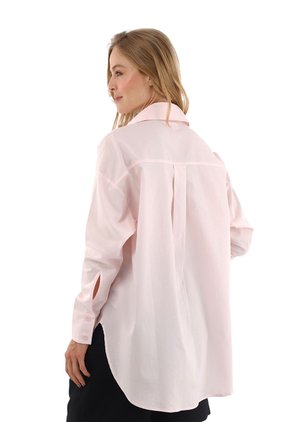 Camisa Boyfriend Haven Rosado Mercedes Campuzano