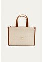 Cartera Frida Beige Mercedes Campuzano de Mercedes Campuzano