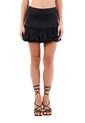 Falda Corta Cenit Negro Mercedes Campuzano de Mercedes Campuzano