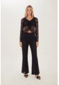 Pantalon Sun Negro Mercedes Campuzano de Mercedes Campuzano