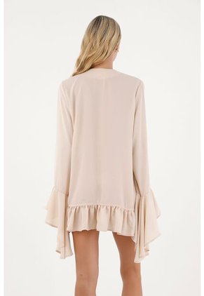 Camisa Aurea  Beige Mercedes Campuzano