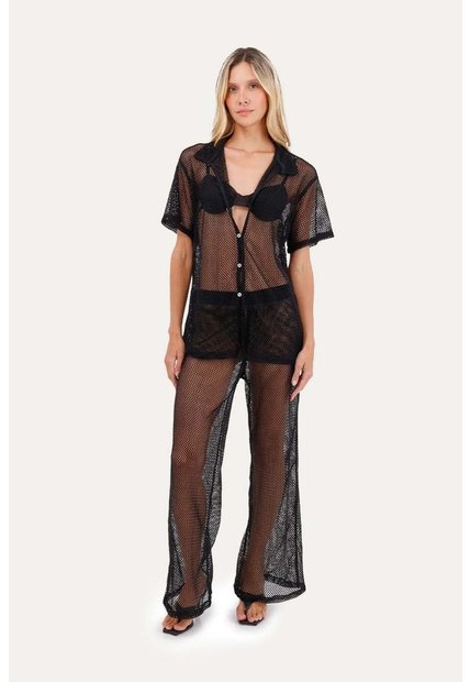 Pantalon Zaina Negro Mercedes Campuzano
