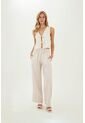 Pantalon Anastasia Beige Mercedes Campuzano de Mercedes Campuzano