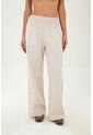 Pantalon Anastasia Beige Mercedes Campuzano de Mercedes Campuzano