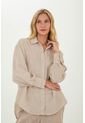 Camisa Carly Beige Mercedes Campuzano de Mercedes Campuzano