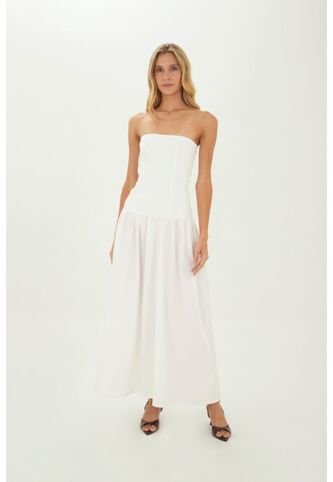 Vestido Largo Kira Marfil Mercedes Campuzano Mercedes Campuzano