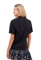 Camisa Palma Negro Mercedes Campuzano de Mercedes Campuzano