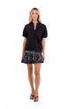 Camisa Palma Negro Mercedes Campuzano de Mercedes Campuzano