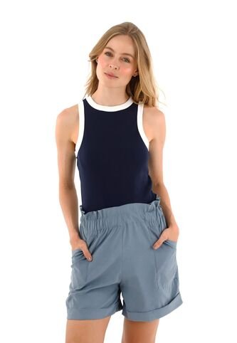 Top Saia Azul Mercedes Campuzano Mercedes Campuzano