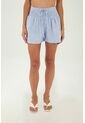 Short Fiora Azul Mercedes Campuzano de Mercedes Campuzano