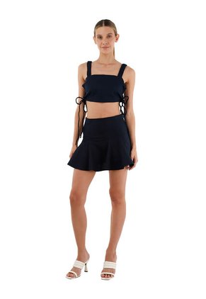 Falda Laurence Azul Oscuro Mercedes Campuzano