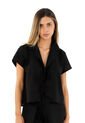 Blusa Alma Negro Mercedes Campuzano de Mercedes Campuzano