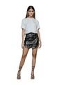 Falda Corta Alanis Negro Mercedes Campuzano de Mercedes Campuzano