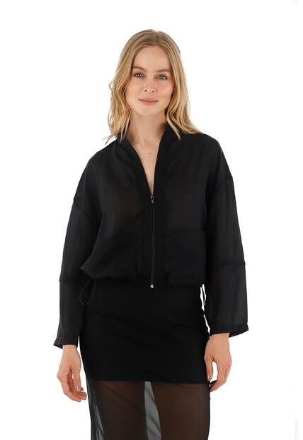 Chaqueta  Violette Negro Mercedes Campuzano