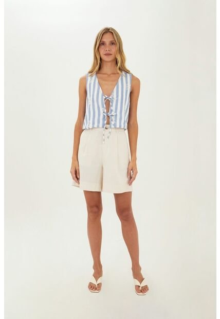 Bermuda Rosalin Beige Mercedes Campuzano