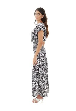 Vestido Largo Carlota Aires Negro Mercedes Campuzano