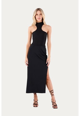 Falda Larga Sunlit Negro Mercedes Campuzano Mercedes Campuzano